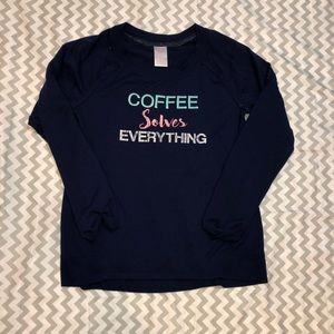 “Coffee Solves Everything “ Soft Long Sleeve